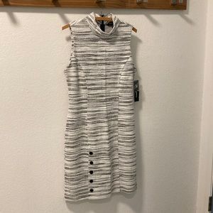 New Sleeveless mock neck dress